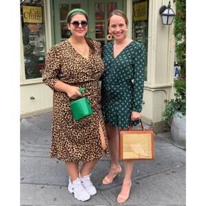 KATIENYC Veronica Beard Arielle Leopard Silk Dress size 20